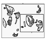 76208TLCA01 - Body: Mirror Assembly for Honda: CR-V Image