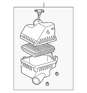177000V012 - : Air Cleaner Assembly for Toyota Image