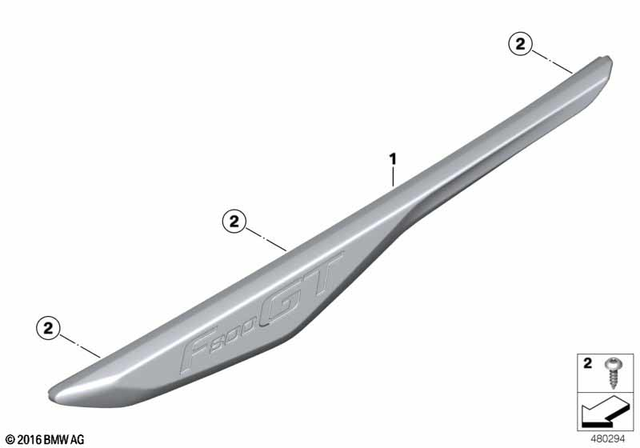 46638560431 - : Lettering Left for BMW-Motorrad Image