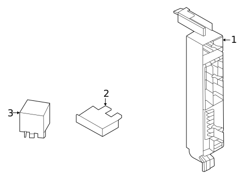 Fuse & Relay for 2023 Porsche Taycan #2