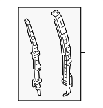 776001PC0A - Body: Rear Pillar for Nissan: NV1500, NV2500, NV3500 Image