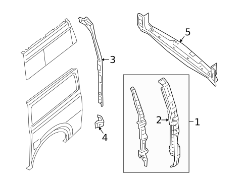 Rear Body for 2018 Nissan NV1500 #0