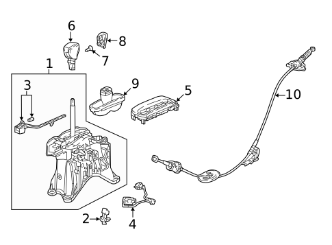 Center Console for 2019 Honda Civic #2