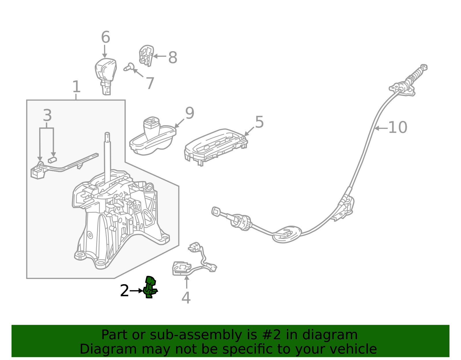 54023-TR6-A81 - Shifter Stopper 2018-2021 Honda Civic | Honda Parts Online