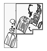89300T4661PJ1 - Body: Seat Back Assembly for Hyundai Image
