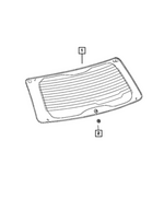 68083561AH - Glass: Backlite for Mopar Image