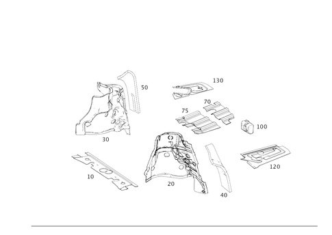 Insulation in Luggage Compartment and Rear End Pillar for 2017 Mercedes-Benz S63 AMG #0