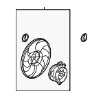 25952811 - Cooling System: Fan &amp; Motor for Chevrolet: Equinox | GMC: Terrain Image