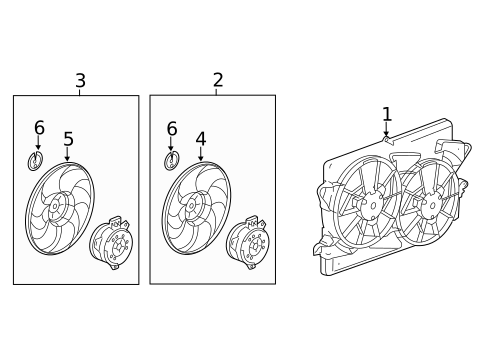 Cooling Fan, Clutch & Motor for 2012 Chevrolet Equinox #0