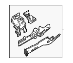 LR111045 - : Apron/Rail Assembly for Land-Rover Image