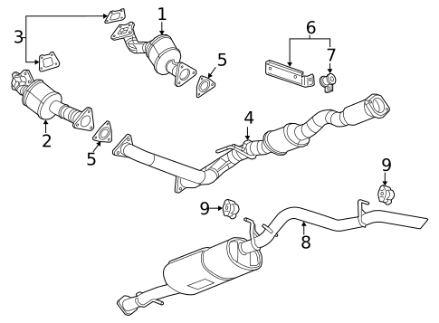 Exhaust Manifold for 2016 GMC Canyon #0