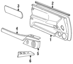 12536074 - Body: Door Trim Panel for Buick: Riviera Image