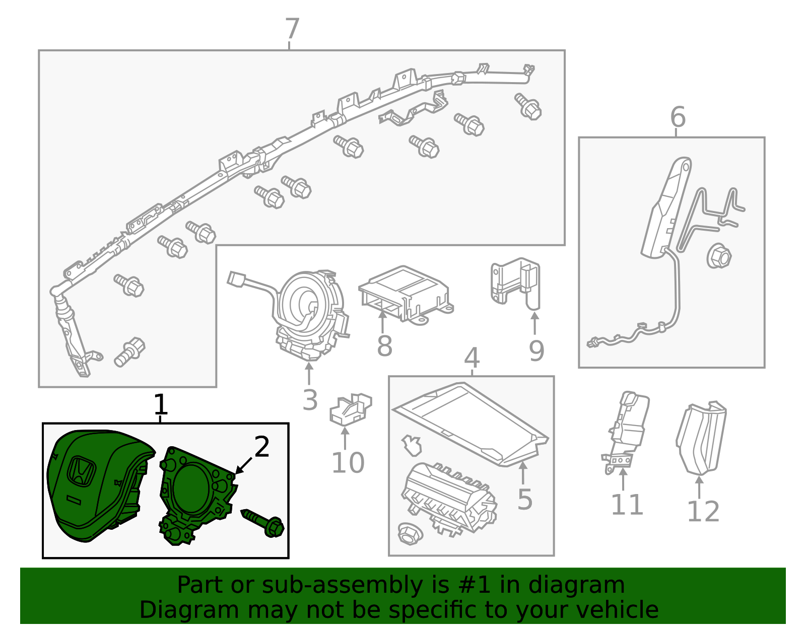 77810-TR0-A90ZA - Driver Inflator Module | All Discount Parts Store