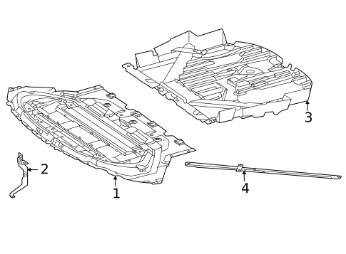 Splash Shields for 2019 Mercedes-Benz AMG&reg; GT S #0