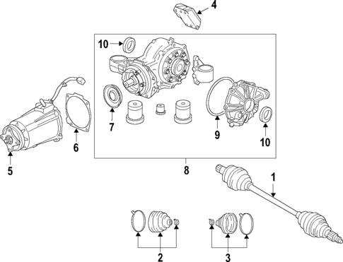 Differential for 2023 Chevrolet Blazer #1