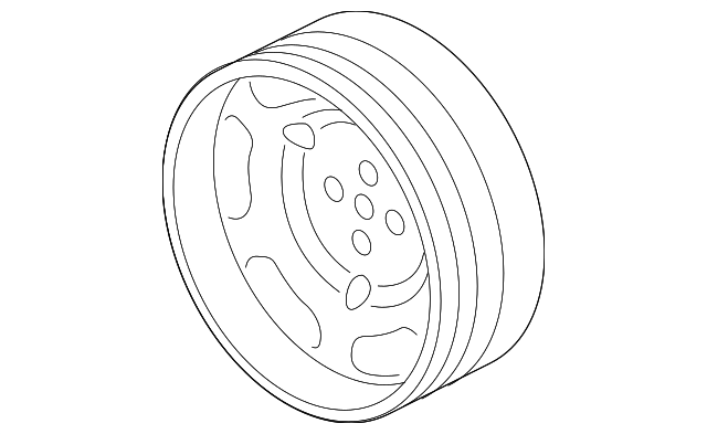 2011-2026 Ford Engine Crankshaft Pulley PC3Z-6312-A | OEM Parts Online