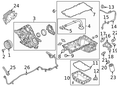 Hdautoworld MLS Head Gasket Set For 2010-2020 Ford F250-F550 6.7L Power Stroke Diesel
