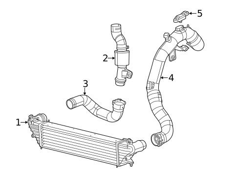 Intercooler for 2018 Fiat 500L #0