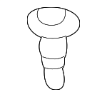 B27K51PS7 - Electrical: Headlamp Assembly Rivet for Mazda: 3, CX-7, CX-9, MPV, MX-5 Miata, RX-8 Image