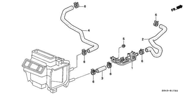 Water Valve for 2001 Honda Accord #0