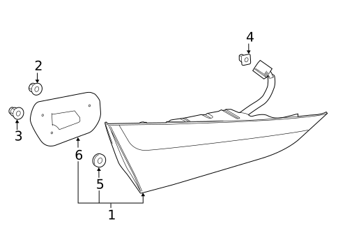 Backup Lamps for 2025 Lexus ES300h #0