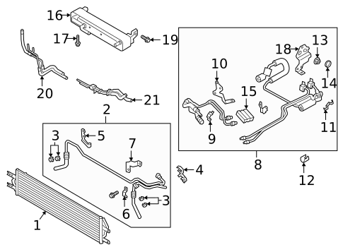 Trans Oil Cooler for 2022 Ford Explorer #0