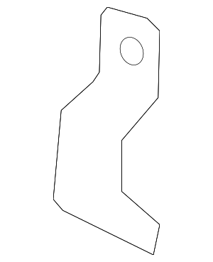 L1MZ7B147A - Cooling System: Transmission Oil Cooler Line Bracket for Ford Image