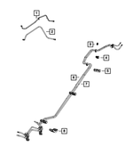 57008200AB - Fuel and Accelerator Pedal: Fuel Supply Tube for Dodge: Journey Image