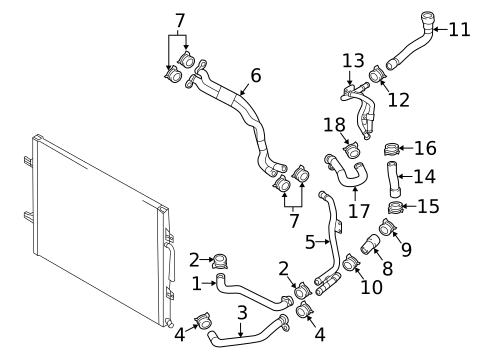 Hoses & Lines for 2018 Audi RS7 #5