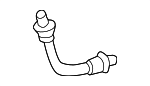 1H0611775 - Suspension: Brake Hose for Volkswagen: Cabrio, Corrado, Golf, Jetta Image