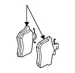 1E0698451G - : Brake Pads for Volkswagen Image