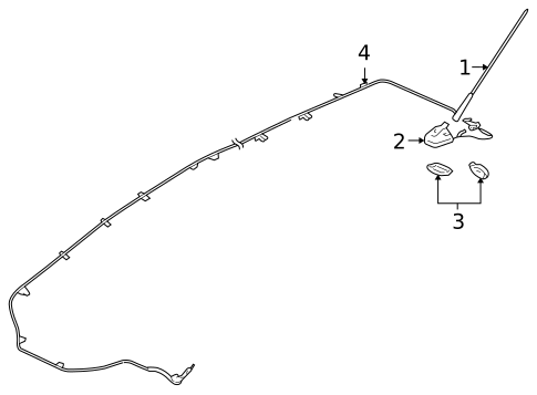 Antenna & Radio for 2007 Mitsubishi Outlander #0