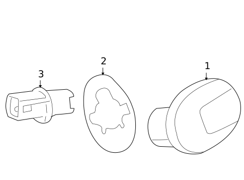 Side Repeater Lamps for 2007 Chrysler PT Cruiser #0