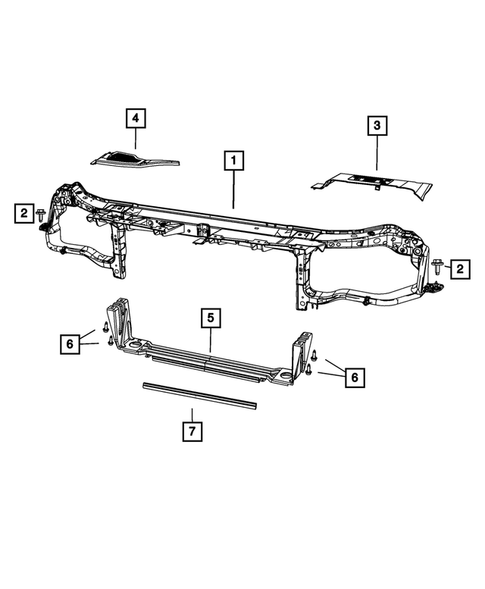Radiator and Related Parts; Charge Air Cooler for 2013 Dodge Charger #2