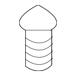 5M0863453 - Body: Rear Console Bumper for Volkswagen Image