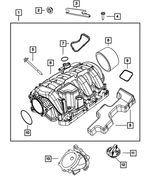 6509377AA - 5.7L Gas; Engine: Hex Flange Head Bolt, Mounting for Mopar Image