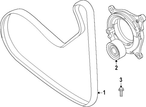 Belts & Pulleys for 2024 Mini Cooper Countryman #1