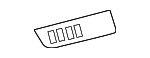 554490E120C0 - Body: Switch Bezel for Toyota Image