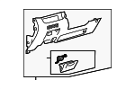 550450E060B1 - Body: Switch Panel for Toyota Image