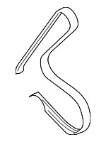 C2C37055 - : Serpentine Belt for Jaguar: Super V8, Vanden Plas, XF, XJ8, XJR, XK, XKR Image