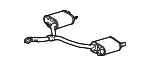 1743031550 - Exhaust: Muffler &amp; Pipe for Lexus: GS350 Image