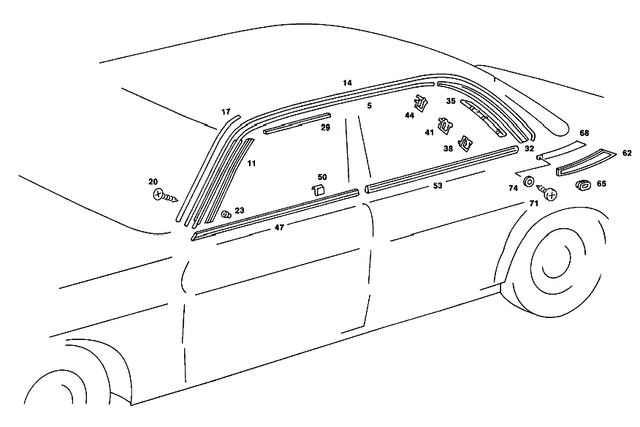 1236980127 - : Rail for Mercedes-Benz Image