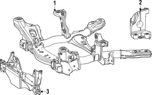 Suspension Mounting for 2024 Porsche Macan #3