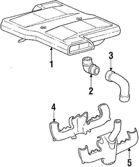 Air Inlet for 1984 Chevrolet Corvette #0
