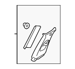 858402T100UP - Body: Upper Center Pillar Trim for Kia: Optima Image