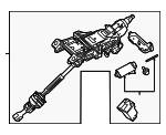 F2GZ3C529AF - Steering: Steering Column for Ford: Edge | Lincoln: MKX Image
