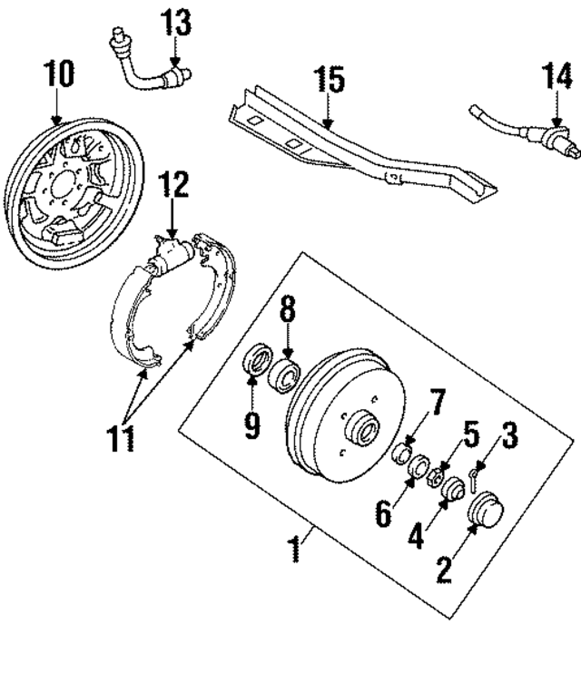 6Q0611053B - : Wheel Cylinder for Volkswagen Image