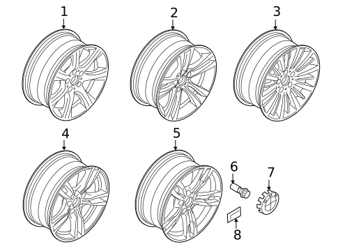 Wheels for 2016 BMW 428i xDrive Gran Coupe #1