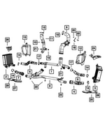 52014691AB - Cooling: Charge Air Cooler Hose for Mopar Image