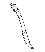 19169132 - Electrical: Center Seat Belt for Chevrolet: Colorado | GMC: Canyon Image image